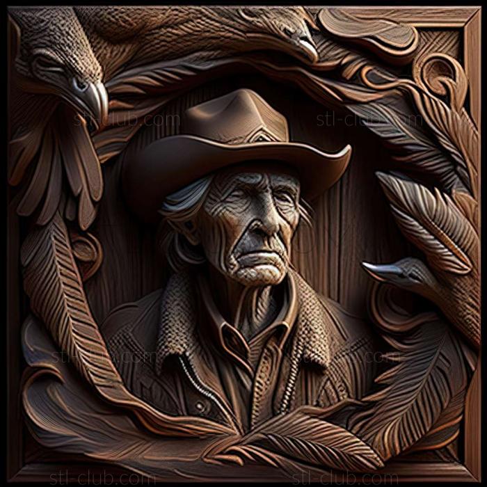 3D model John Wesley Jarvis American artist (STL)